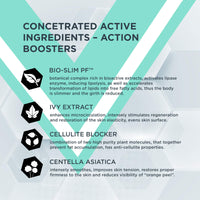 Eveline Cosmetics Slim Extreme 4D Slim Extreme 3D Slimming & Anti-Cellulite Serum - Body Sculpting Formula with Lipocell SLIM® & L-Carnitine, Infused with Caffeine, Collagen & Elastin - 250 ML