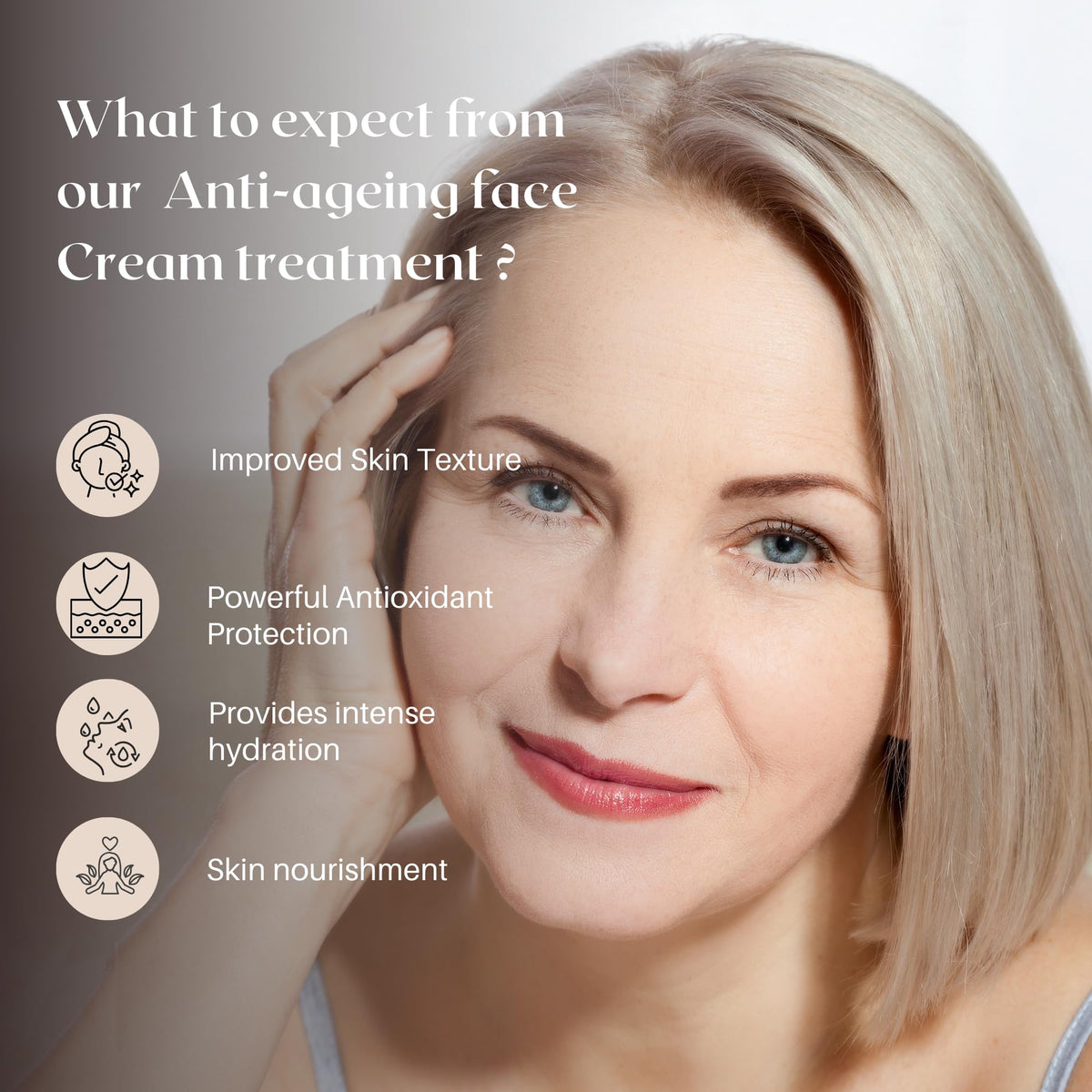 Vitali-Chi - Anti Aging Face Cream with Vitamins A, E, C & Pro-Vitamin B5 | for Moisturised, Anti Wrinkle & Glowing skin - 50ml