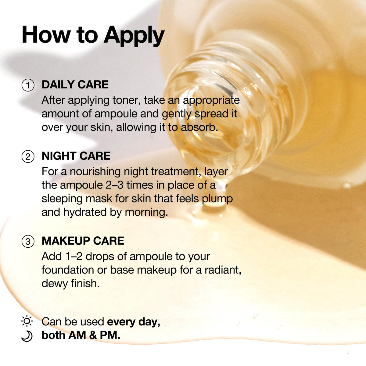 ANUA Anua Heartleaf 80 Soothing Ampoule, Facial Serum for Glass Skin, 30ml