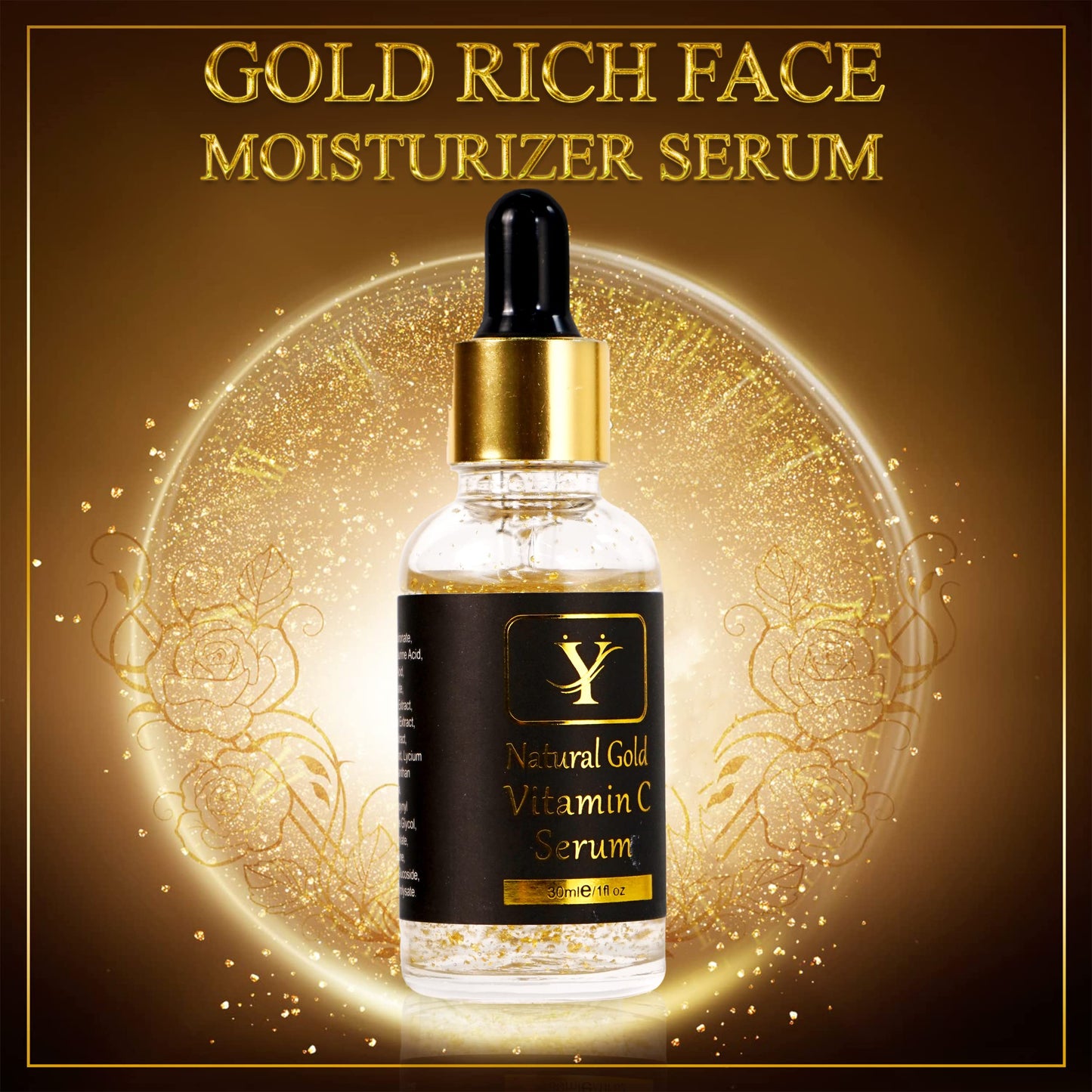 zoomt Gold Rich Face Moisturizer Serum - Anti-wrinkle & Anti-Aging Face Glow