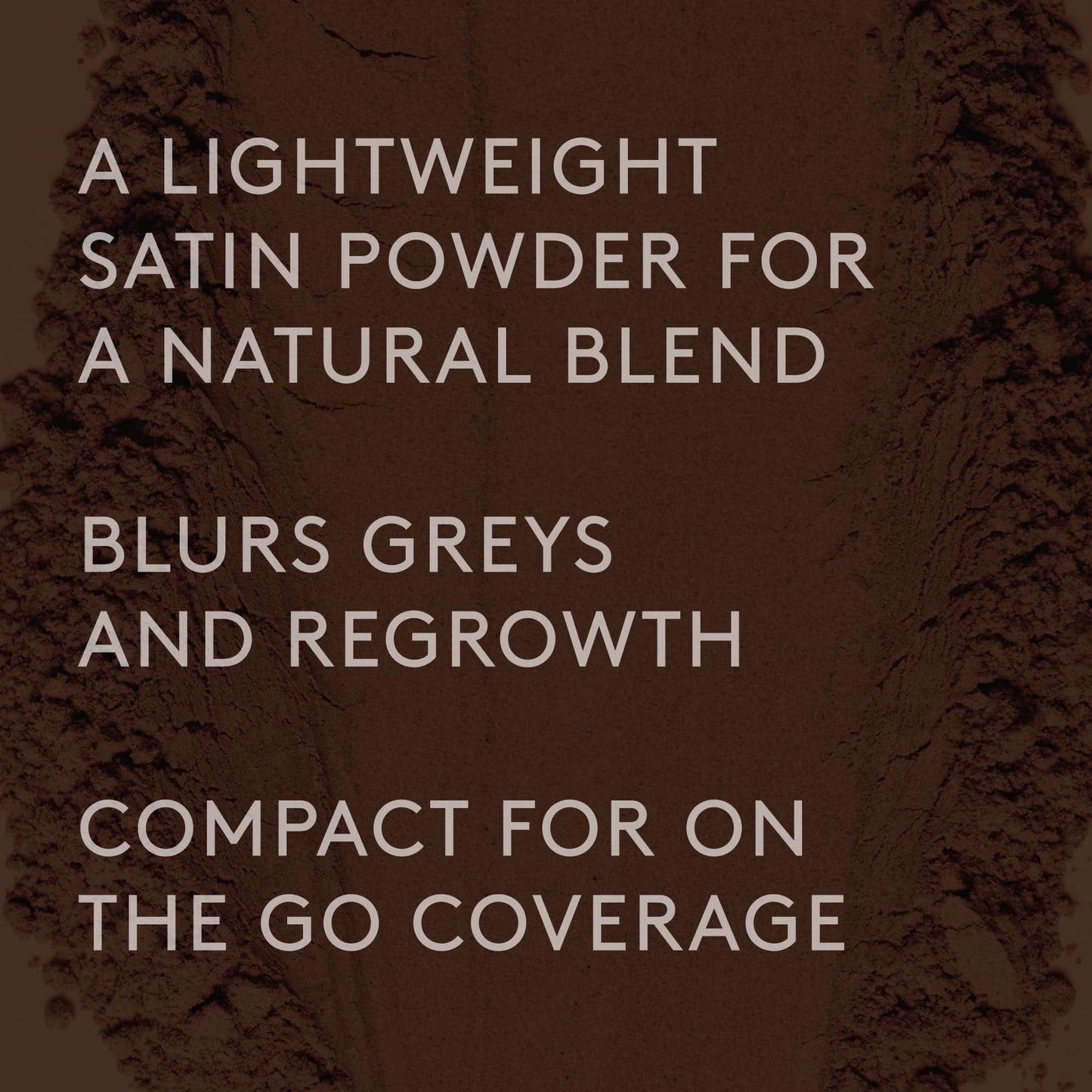 Josh Wood Colour Josh Wood Root Smudge Brown, Temporary Grey Root Touch Up Powder, Vegan