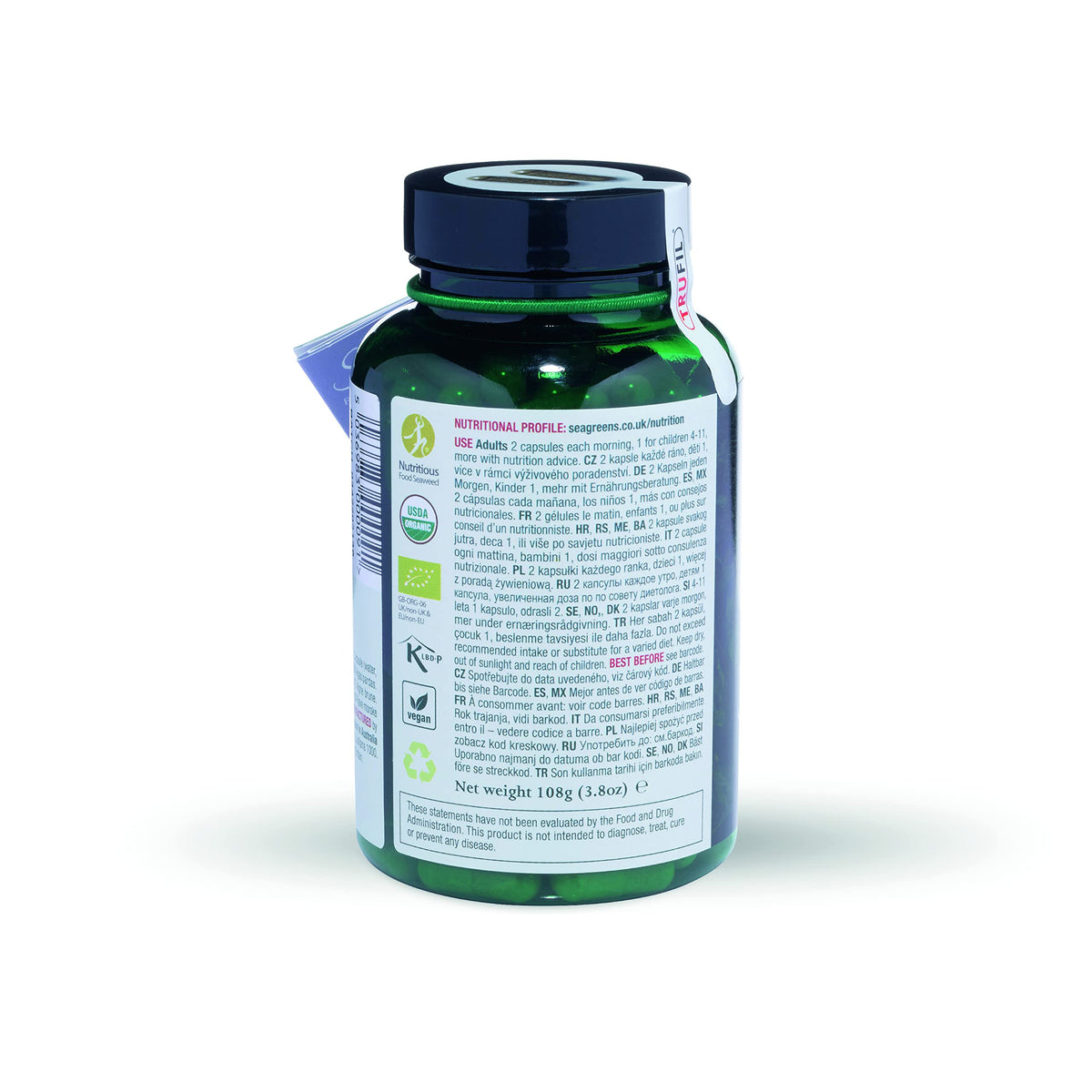 Seagreens, Seaweed Food Supplement (180 Capsules)
