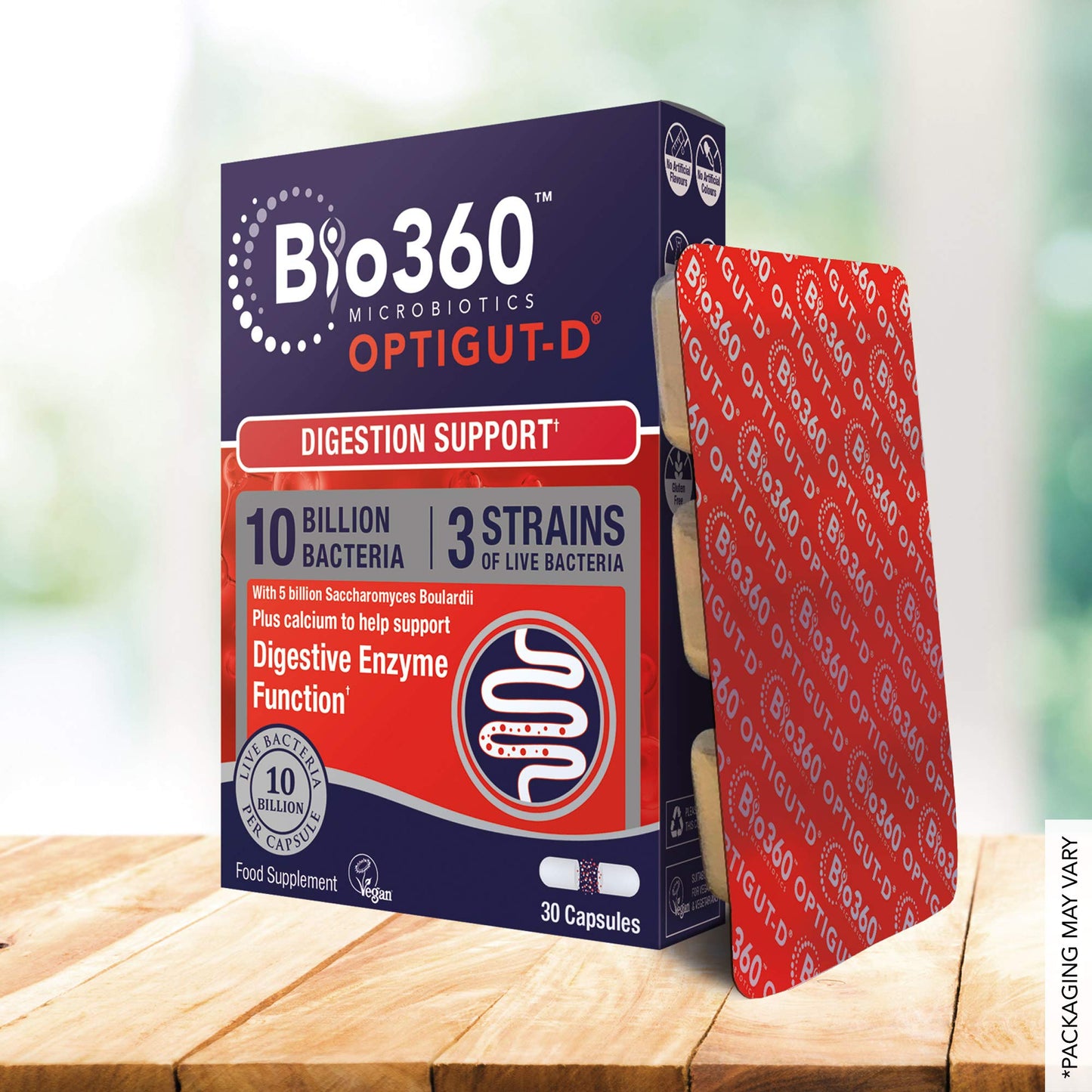 natures aid Natures Aid Bio360 OptiGUT-D (10 Billion Bacteria), from Natures Aid, Digestion Support, 30 Capsules