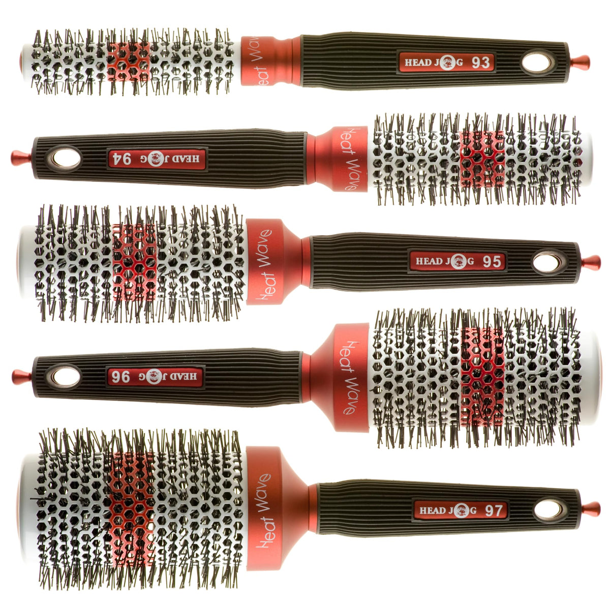 Head Jog 97 Heat Wave Ceramic Brush Black 52mm