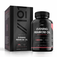 ALPHA01 Evening Primrose Oil 1300mg | 60 Capsules | Cold-Pressed Rich Source of Omega 6 | 117mg GLA | Non-GMO, Gluten Free Supplement | No Artificial Preservatives | by Alpha01