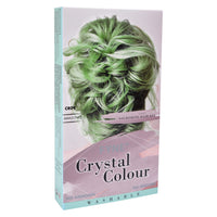 FYNE Crystal Colour - Semi Permanent Hair Colour (Green (Pastel) - Amazonite) | Semi Permanent hair dye | Nice and Easy hair dye for Women | Built-in conditioner formula, healthier shiny hair