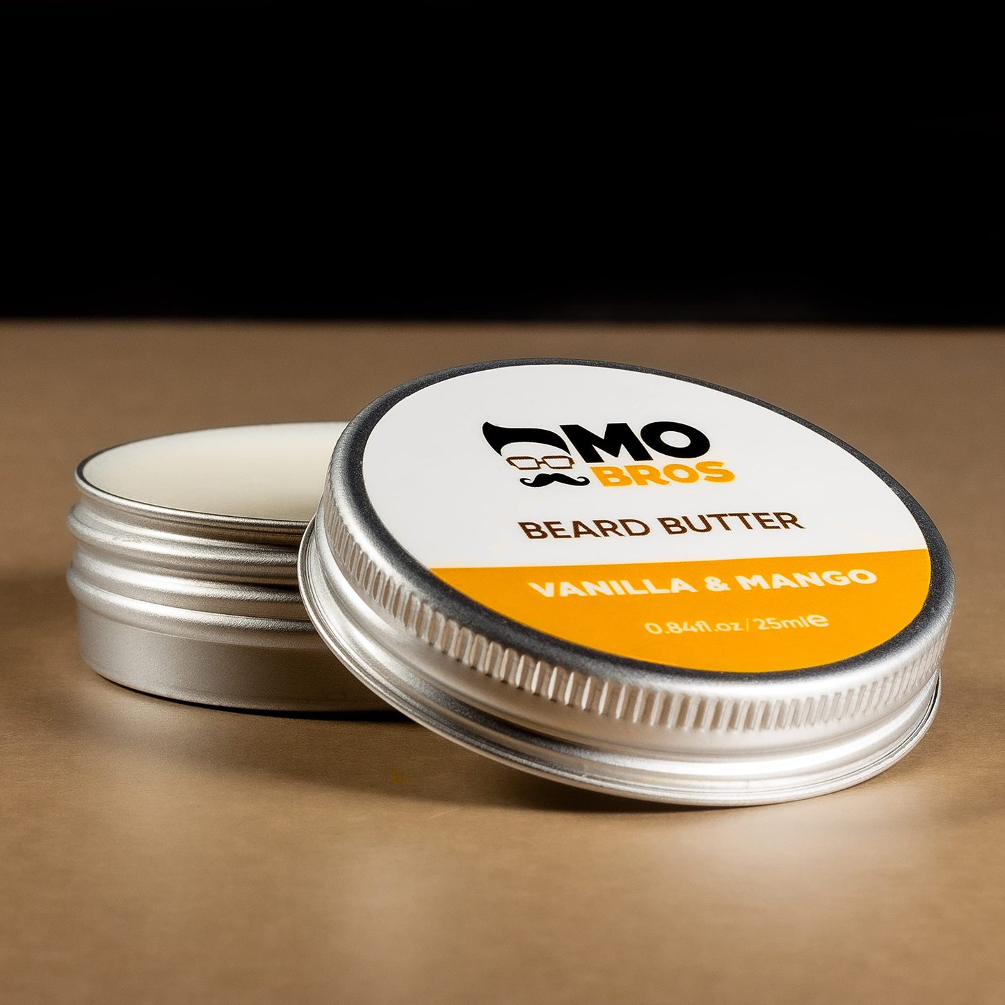 MO BRO'S Beard Butter | Protect, Soften & Condition Your Facial Hair | Vanilla & Mango | 25ml