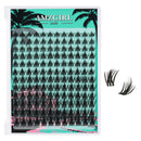 AMZGIRL LASH Lash Clusters Manga 144Pcs Eyelash Clusters Spiky Eyelash Extensions Individual Lashes Volume Anime Lash with Thin Band Lashes DIY at Home(Holiday,C-Mix8-18mm)