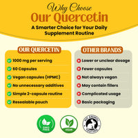 NEO-NUTRITION Pure Organic Quercetin - High Potency Quercetin Supplement for Antioxidant Support - Organic Quercitin Antioxidant Supplements for Immune Health & Energy Boost