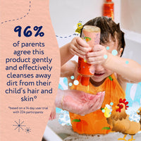 Childs Farm Kids Hair & Body Wash, Sweet Orange | Tear-free, Gently Cleanses | Suitable for Dry, Sensitive Skin, 250ml