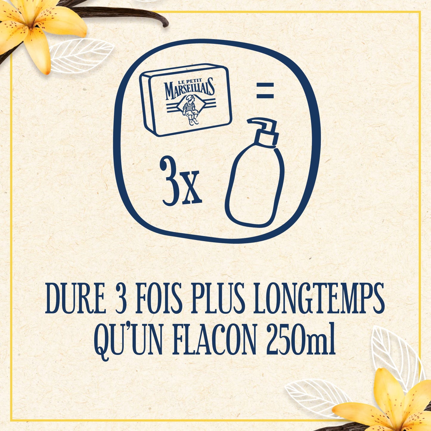Le Petit Marseillais Extra Gentle Soap Vanilla 4 x 100g