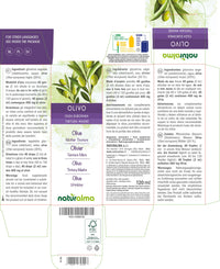 Olive (Olea europaea) Leaves Alcohol-Free Mother Tincture Naturalma | Liquid Extract Drops 120 ml | Food Supplement | Vegan