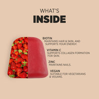 Horbäach Multivitamin Gummies for Women | High Strength Multivitamins and Minerals | with Biotin, Zinc, Vitamin C & More! | Hair, Skin and Nails Vitamins | 60 Vegan Gummies - Natural Strawberry | by Horbaach