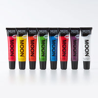 Moon Glow - Neon UV Lip Gloss – 15ml Green Apple – Scented and glows brightly under UV!