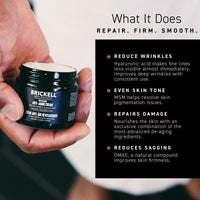 Brickell Men's Products Brickell Men's Revitalizing Anti-Aging Cream For Men, Natural & Organic Anti Wrinkle Night Face Cream, 59 mL, Unscented