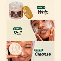 AATMANA Face Wash Dalgona Coffee | Hydrating Face Wash for Sensitive Skin, Removes Makeup & Gently Cleanses Without Over Drying -100 Grams