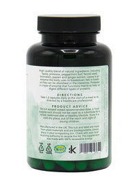 Digesta Zymes | Digestive Enzyme Supplement | Lipase, Protease, Trypsin, Ginger Root, Bromelain | 120 Capsules | G&G Vitamins