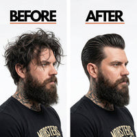 Mobsters Pomade for Men - Strong Hold, Matte Finish Water-Based Pomade for Men, Easy Wash Out, Non-Greasy, Long-Lasting Mens Hair Wax for Slick Back, Easy Wash Out, Compact Tin, Various Scents