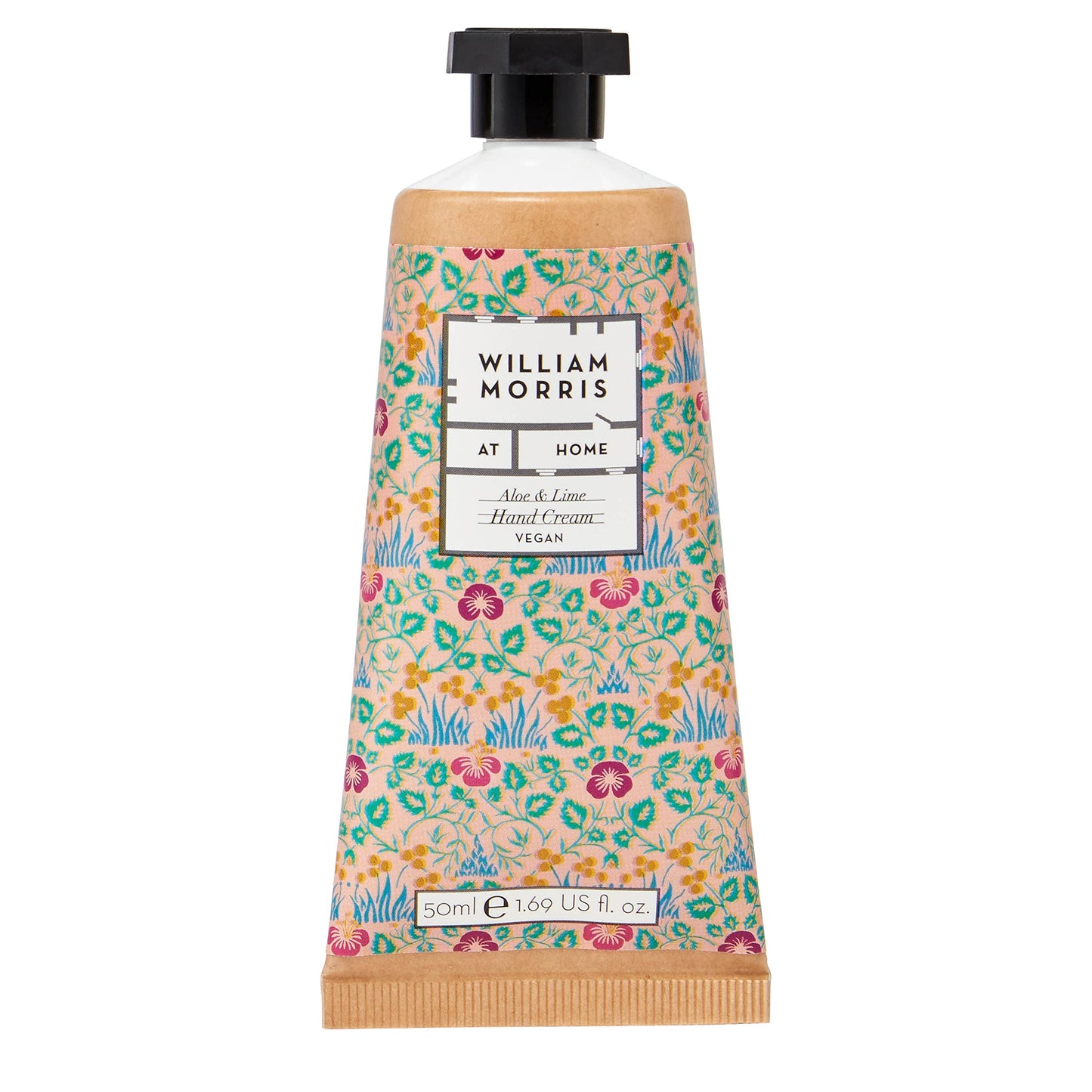 William Morris At Home Eyebright Aloe & Lime Hand Cream | Enriched with Shea Butter | Cruelty Free & Vegan Friendly | Travel Friendly Size | 50ml