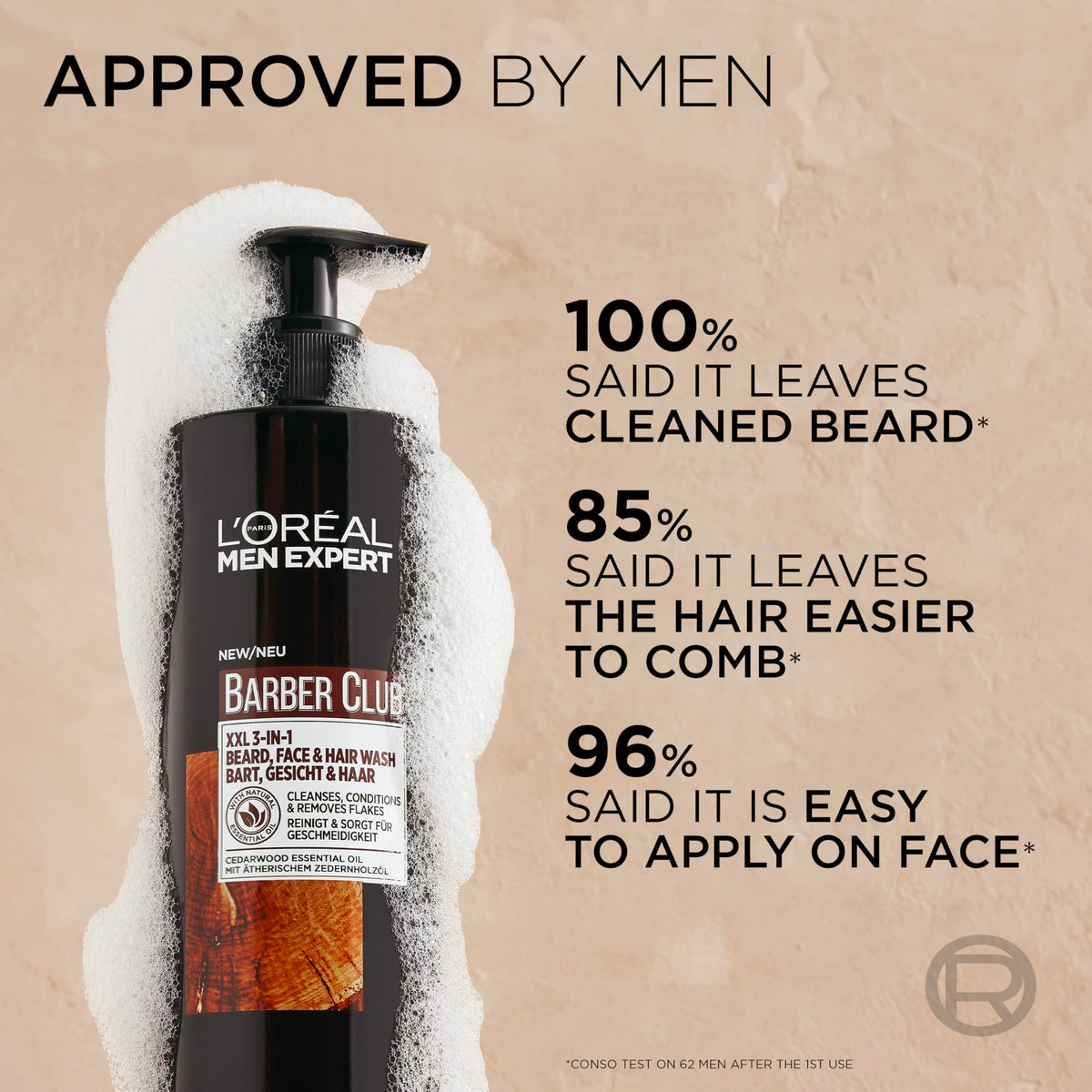 L’Oréal Paris men expert L'Oréal Paris Men Expert 3-In-1 Wash Barber Club Beard Hair Face 400ml