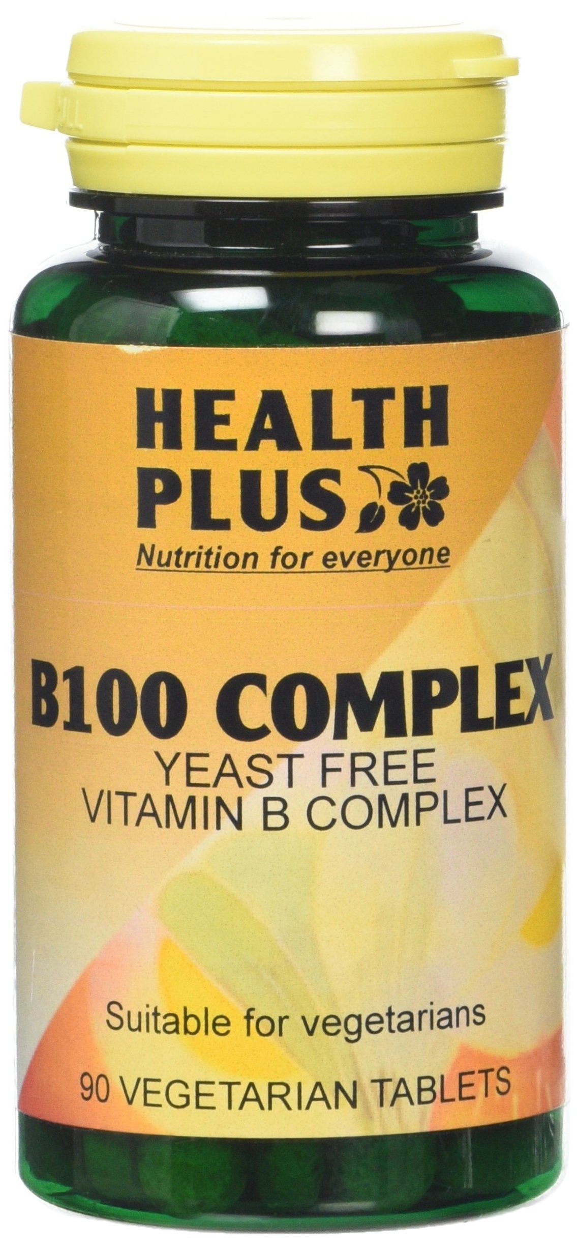 Health Plus B100 Complex Vitamin B Supplement - 90 Tablets