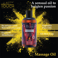 LAST TOUCH Aphrodisiac Sensual Massage Oil for Couples Sexual - Massage Oils for Date Night - Massage Oil for Massage Therapy - Aromatherapy Oil for Intimate Moments - Aphrodisiac Oil 8.45 fl oz