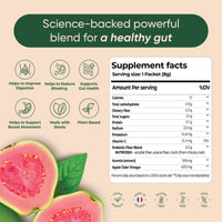 Rite Gut Health Prebiotic Supplement, High Fibre, Soluble Fibre Powder, Digestive Health, Vegan, Guava Flavour (15 Servings)