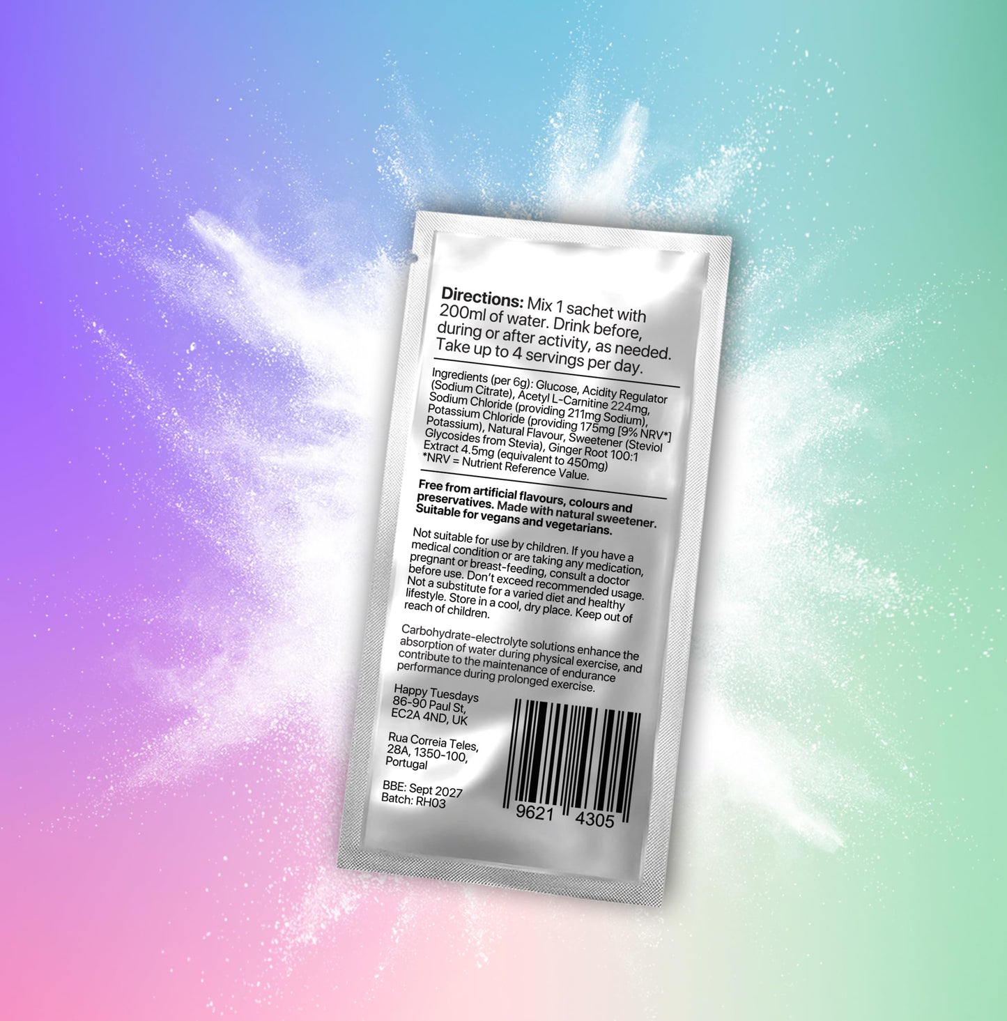 Happy Tuesdays Recovery Bundle | Festivals, Parties, Raves, Summer Holidays, Travel Essential | 10 All Night Electrolytes & 6 Post-Rave Wellness Packs | Electrolyte Rehydration | After Party Recovery