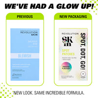 Revolution Skincare London Revolution Skin, Spot, Dot, Go! Salicylic Acid Spot Patches, Discreet Pimple Patches With Salicylic Acid & Tea Tree, Vegan & Cruelty-Free, 60 Patches Per Box