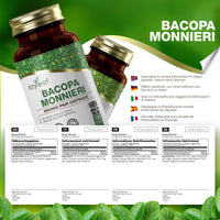 Ezyleaf Nutrition Ezyleaf Bacopa Monnieri 500mg High Strength Bacopa 120 Capsules | Bacopa-Extract Ayurvedic Brahmi Powder Capsules | Vegan, Non-GMO Allergen & Gluten Free | Made in UK