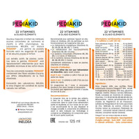 Pediakid 22 Vitamins and Trace Elements 125 ml of Ineldea