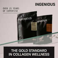 InGenious INGENIOUS Active Hydrolysed Marine Collagen Capsules, 100% Pure Marine Collagen Peptides Capsules with Hyaluronic Acid, Natural Astaxanthin, and ActiGin, Boosts Endurance and Recovery (30 Day Supply)