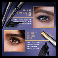 Max Factor Masterpiece 2-in-1 Lash Wow Mascara - 003 - Midnight Black, 7ml