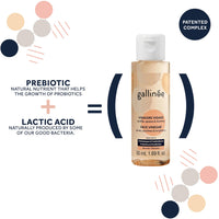 gallinée Gallinee Face Vinegar – Travel Size Natural Hydrating Prebiotic Facial Cleansing Toner with Lactic Acid, 50ml