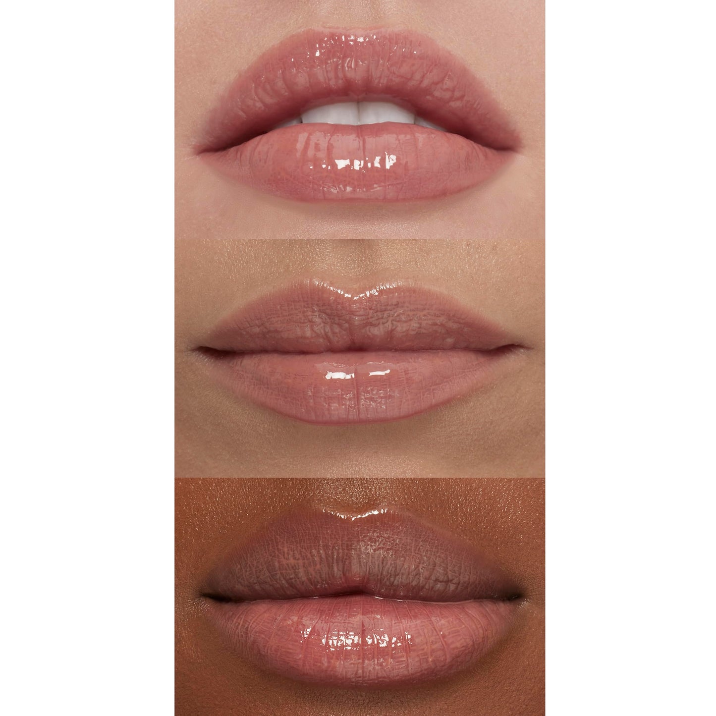 e.l.f. Lip Plumping Gloss, High-Shine Sheer Colour, Hydrates & Creates Fuller Lips With Vitamin E, Vegan & Cruelty-Free, Petal Pressed