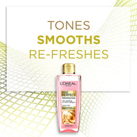 L'Oreal Paris Age Perfect Smoothing and Anti Fatigue Vitamin C Refreshing Toner, Black, Ultra-Invigorating Formula Exfoliates, Smooths, and Energizes the Skin, 200 ml (Pack of 1)