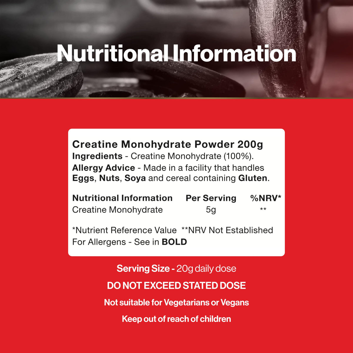 Supplements Direct - Creatine Monohydrate Powder - 200g - 40 Servings - Pure Creatine - Improves Recovery Time - Reduces Muscle Soreness - Creatine Supplement - Ideal for High Intensity Exercise