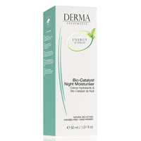 Derma Treatments Bio-Catalyst Night Moisturiser with Vitamin E & Coconut Oil which aims to deeply hydrate and nourish the skin 50ml