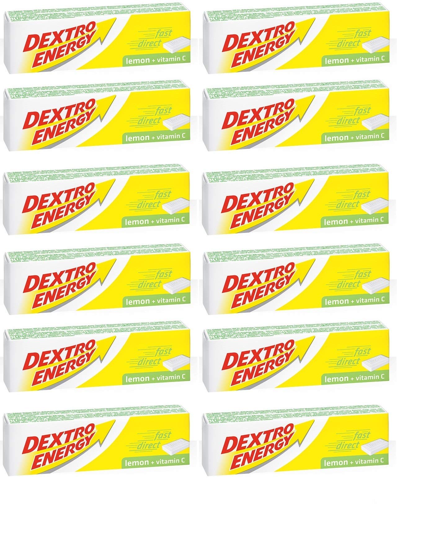 Dextro Energy Lemon 47g (Pack of 12)