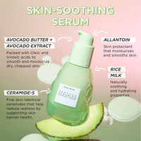 Glow Recipe Serum Skin Care Set - Avocado Ceramide Serum + Strawberry Smooth AHA BHA Serum + Plum Plump Hyaluronic Acid Serum + Pomegranate Peptide Firming Serum Set - 4 Piece Travel Skincare Gift Set