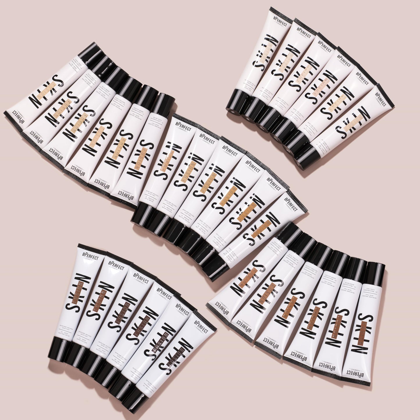 BPerfect Skin Fusion Skin Tint SPF 25 – Lightweight, Buildable Skincare Hybrid for a Radiant, Natural-Look Base – Shade 10 Light/Medium Neutral Peach, 30ml