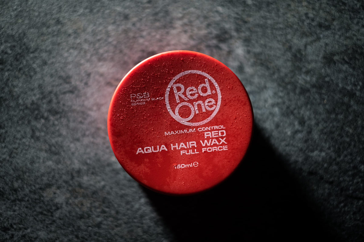 Redone RedOne Hair Styling Wax Red 2x150 ml | Ultra Hold Gel Wax | Edge Control | Maximum Control | Strawberry Scent | Professional Barber Hair Wax for Men & Women | Long Lasting Shine