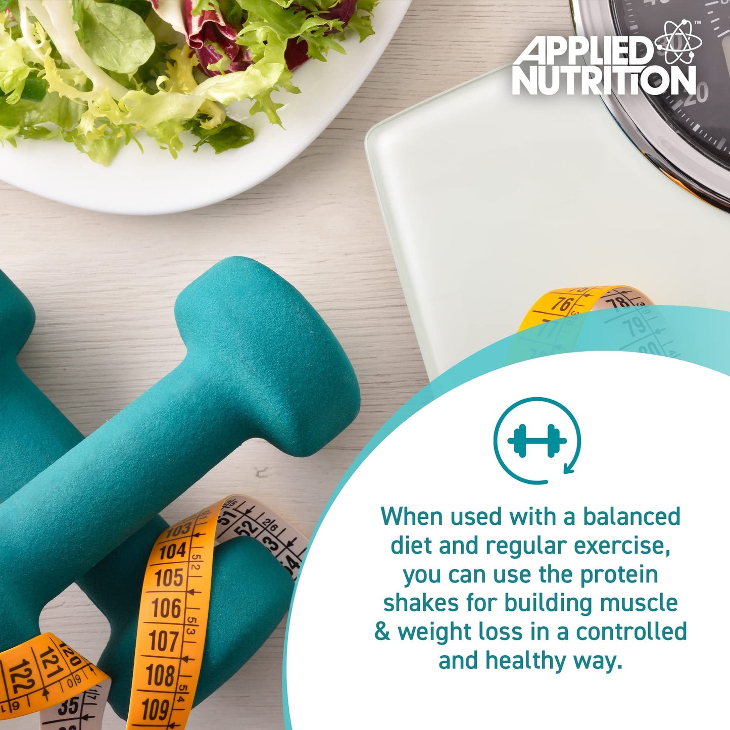 Applied Nutrition Diet Whey - High Protein Powder Supplement, Low Carb & Sugar, for Weight Management with CLA, L Carnitine, Green Tea (450g - 18 Servings) (Vanilla)