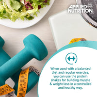 Applied Nutrition Diet Whey - High Protein Powder Supplement, Low Carb & Sugar, for Weight Management with CLA, L Carnitine, Green Tea (450g - 18 Servings) (Strawberry Milkshake)