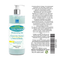 bleu & marine Bretania Face & Body Moisturizing Firming Aloe Vera & Marine Collagen Gel - Skincare - Anti wrinkle & Anti aging - Rejuvenation collagen gel - Collagen gel for skin - Combats Fine Lines - 500 ml, 17.6fl oz