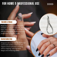 Asm Instruments ASM Toe Nail Clippers for Thick Nails Ingrown Toenail Treatment - Heavy Duty Stainless Steel Pedicure Tools Nail Clippers for Thick Nails (5.5) - Ideal Beauty Gifts for Women & Men Nail Care