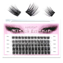 PURELEOR Lash Clusters 60 PCS Cluster Lashes Individual Lashes Extensions 10-16mm DIY Eyeashes Extensions Volume Wispy Soft False Eyeashes