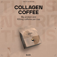 Bulk Collagen Coffee, High Protein, Black, 500 g