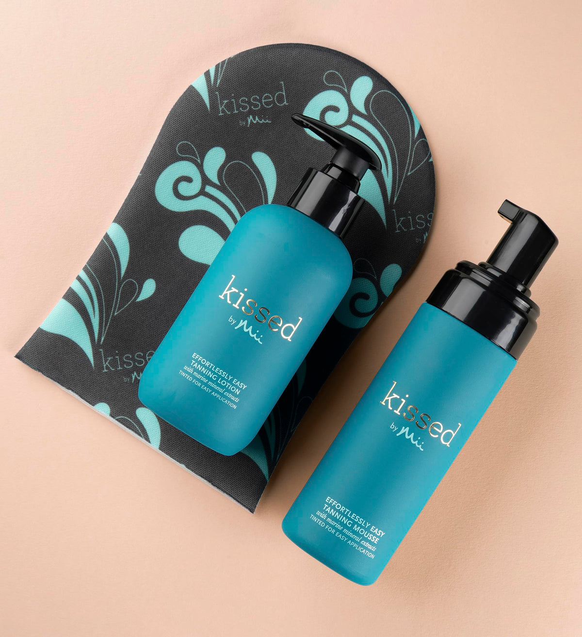 Mii Cosmetics Kissed Effortlessly Easy Tanning Lotion, Hydrates Skin & Offers Flawless, Streak Free Tan, Light, 200ml
