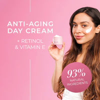 Swedish Collagen Deluxe, 50 ml | Anti-Aging Day Cream with Retinol, Collagen Peptides, Vitamin E and Aloe Vera | Skin Treatment and Face Moisturiser for Hydration and Skin Health